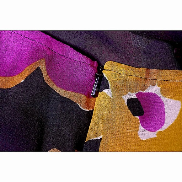 NWT Jones New York 100% Silk Size 4 Floral Flowy Y2K 90s - Picture 10 of 10